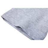 Fiú egyszerű pamut póló (szürke) - GloStory HU