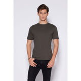 Férfi basic pamut póló - Khaki - GloStory HU