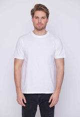 3 db FÉRFI basic pamut póló szett - Fehér