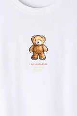 Férfi nyomott mintás rövidujjú pamut póló