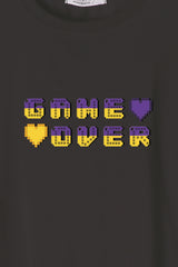 Férfi nyomott mintás rövidujjú pamut póló