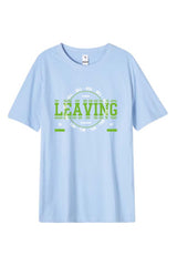 Férfi nyomott mintás rövidujjú pamut póló