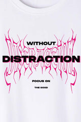 Férfi nyomott mintás rövidujjú pamut póló