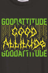 Férfi nyomott mintás rövidujjú pamut póló