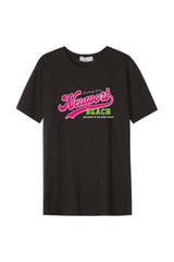 Férfi nyomott mintás rövidujjú pamut póló