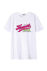 Férfi nyomott mintás rövidujjú pamut póló