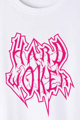 Férfi nyomott mintás rövidujjú pamut póló