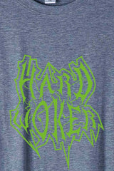 Férfi nyomott mintás rövidujjú pamut póló