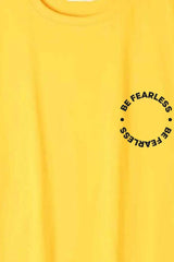 Férfi nyomott mintás rövidujjú pamut póló