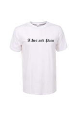 Férfi nyomott mintás rövidujjú pamut póló