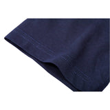 Fiú egyszerű pamut póló (sötétkék) - GloStory HU