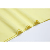 Női basic kereknyakú póló - halványsárga - GloStory HU