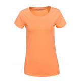 Női basic kereknyakú póló - narancssárga - GloStory HU