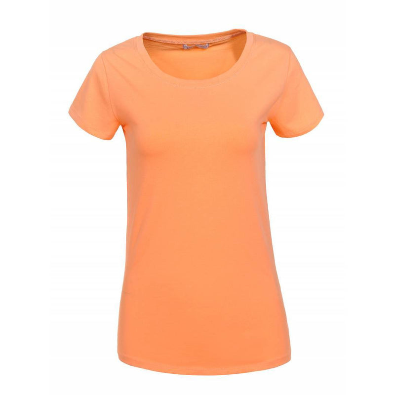 Női basic kereknyakú póló - narancssárga - GloStory HU