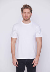 3 db FÉRFI basic pamut póló szett - Fehér-fekete