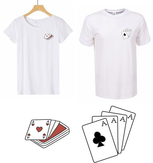 Páros póló szett-Poker ace