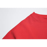 Női basic laza póló - piros - GloStory HU