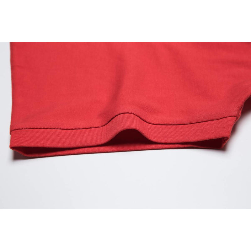 Női basic laza póló - piros - GloStory HU