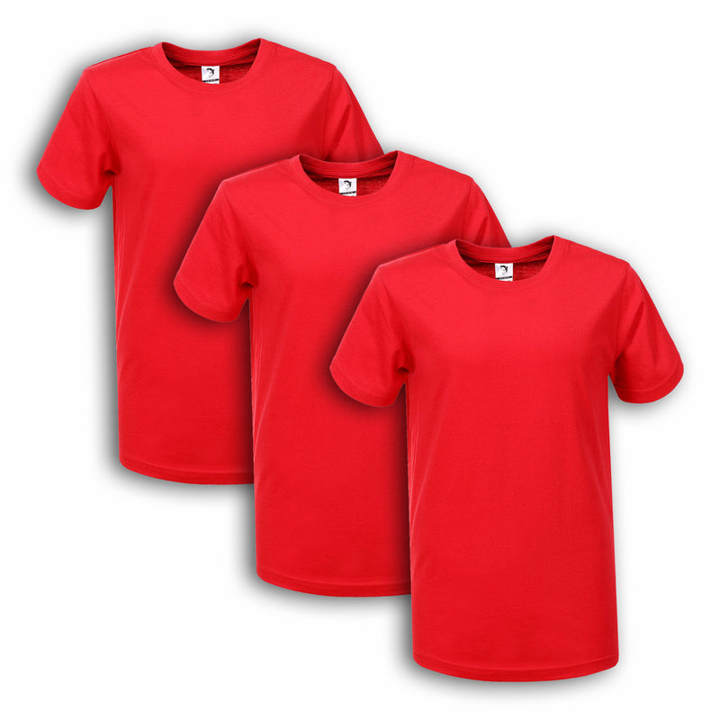 3 db FIÚ basic pamut póló szett - Piros - GloStory HU